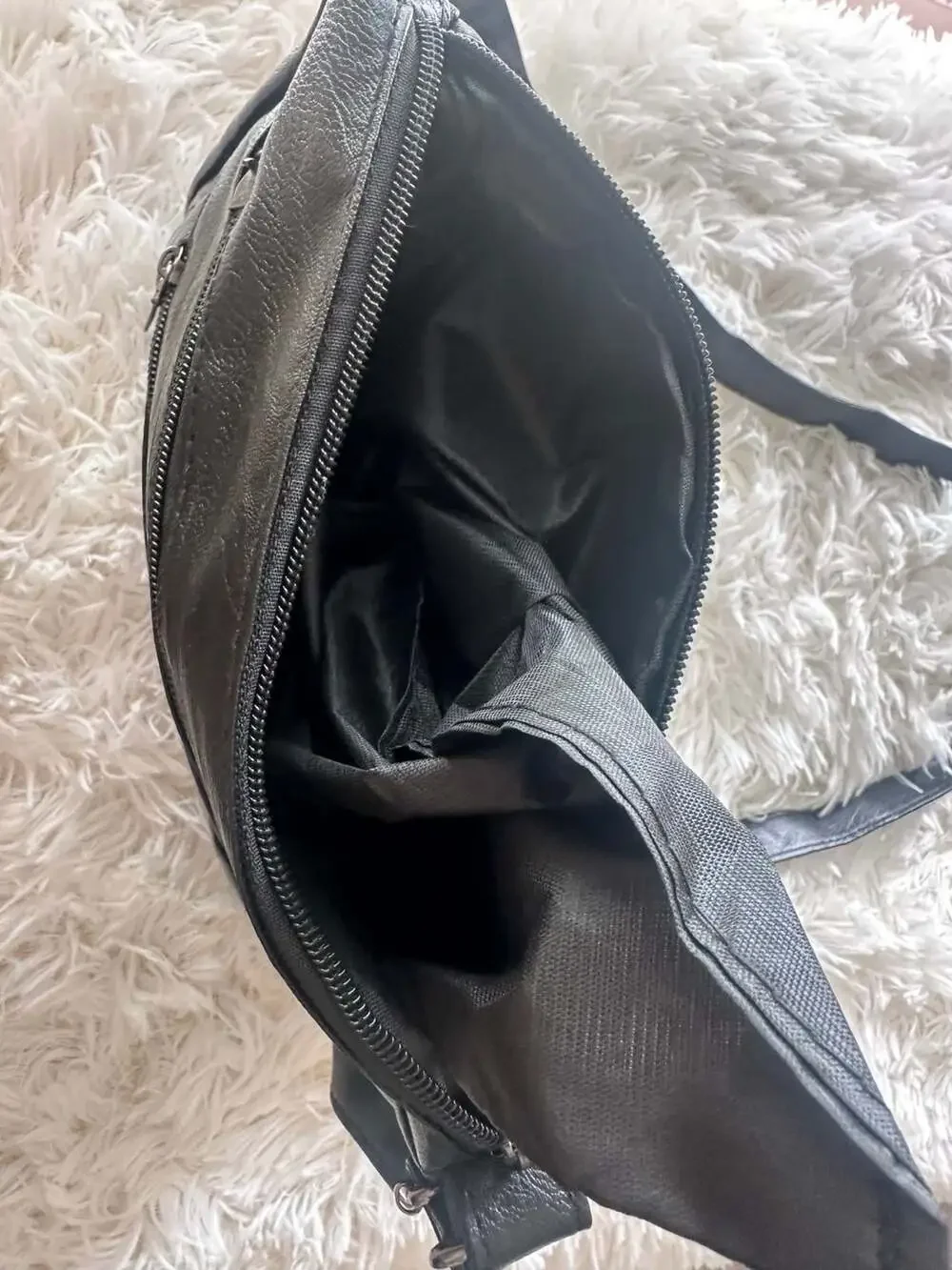 Unbranded black faux
